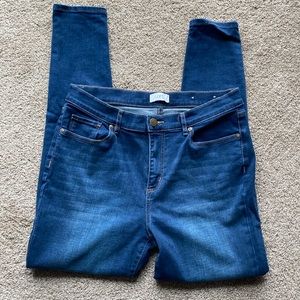 EUC Womens 10 Loft High Rise Skinny Jeans